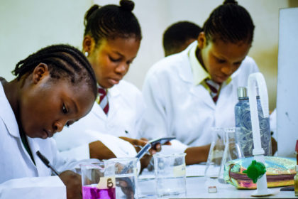Smart Students In The Laboratory