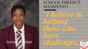 school prefect manifesto