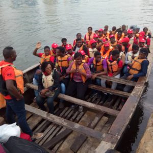 Halifield Students on their way to Sea School, Apapa